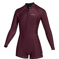 Combinaison Printemps Mystic Lunar 2/2 Mm À Fermeture Éclair Avant Pour Femme - Rouge Bordeaux 260070