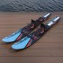 Ensemble skis nautiques O'Brien Vortex 54" junior et fixations X7 2026 - Bleu