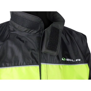 Sola Charge Taped Spray Top - Noir/Citron Vert A1901