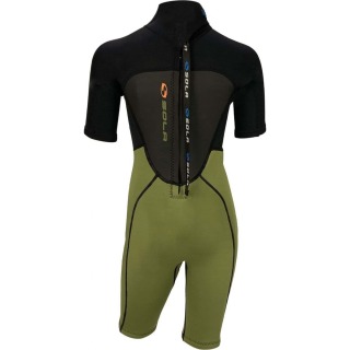 Combinaison Courte Sola Junior Storm 3/2 Mm - Noir Kaki A1723