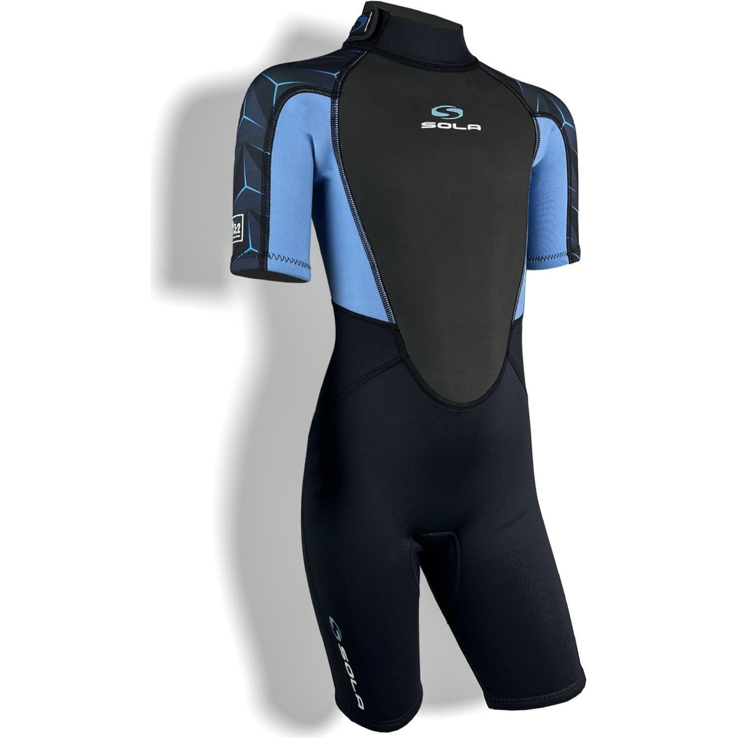 Combinaison Courte Sola Junior Storm 3/2 Mm - Bleu Acier A1723