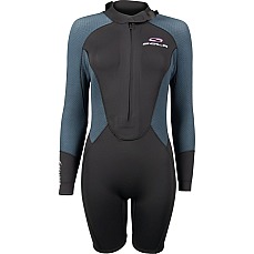 Combinaison De Plongée Sola Eclipse Curvy Fit 4/3 Mm Pour Femme, Modèle 2026 - Noir/Points De Croix