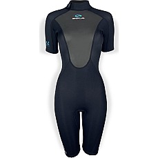 Combinaison Shorty Sola Ignite 3/2 Mm Pour Femme (Modèle 2026) - Noire
