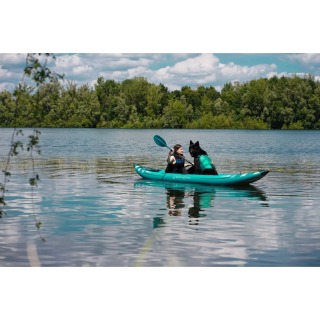 Kayak Spinera Hybris 410 2 Places Haute Pression À Coutures Apparentes - Turquoise