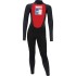 Combinaison De Plongée Sola Kids Fire 5/4 Mm À Fermeture Éclair Dorsale - Noire A1508
