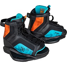 Bottes De Wakeboard Ronix Childs Vision 2027 - Noir/Bleu/Rouge Vif Bottes De Wakeboard Ronix Childs Vision 2027 - Noir/Bleu/Rouge Vif