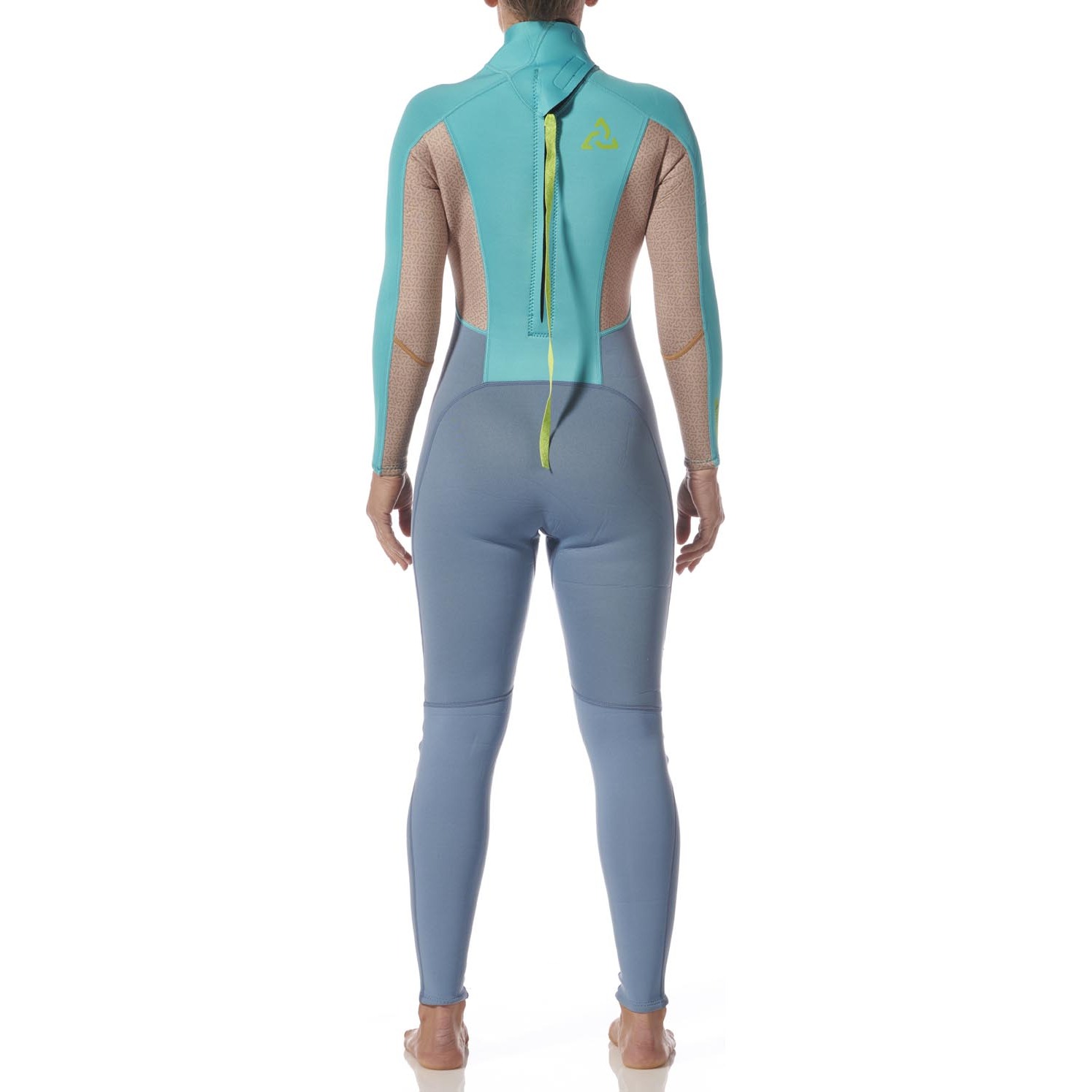 Combinaison Typhoon Essential Pour Femme 3/2 Mm À Fermeture Éclair Dorsale 2027 - Azure/Nimbus