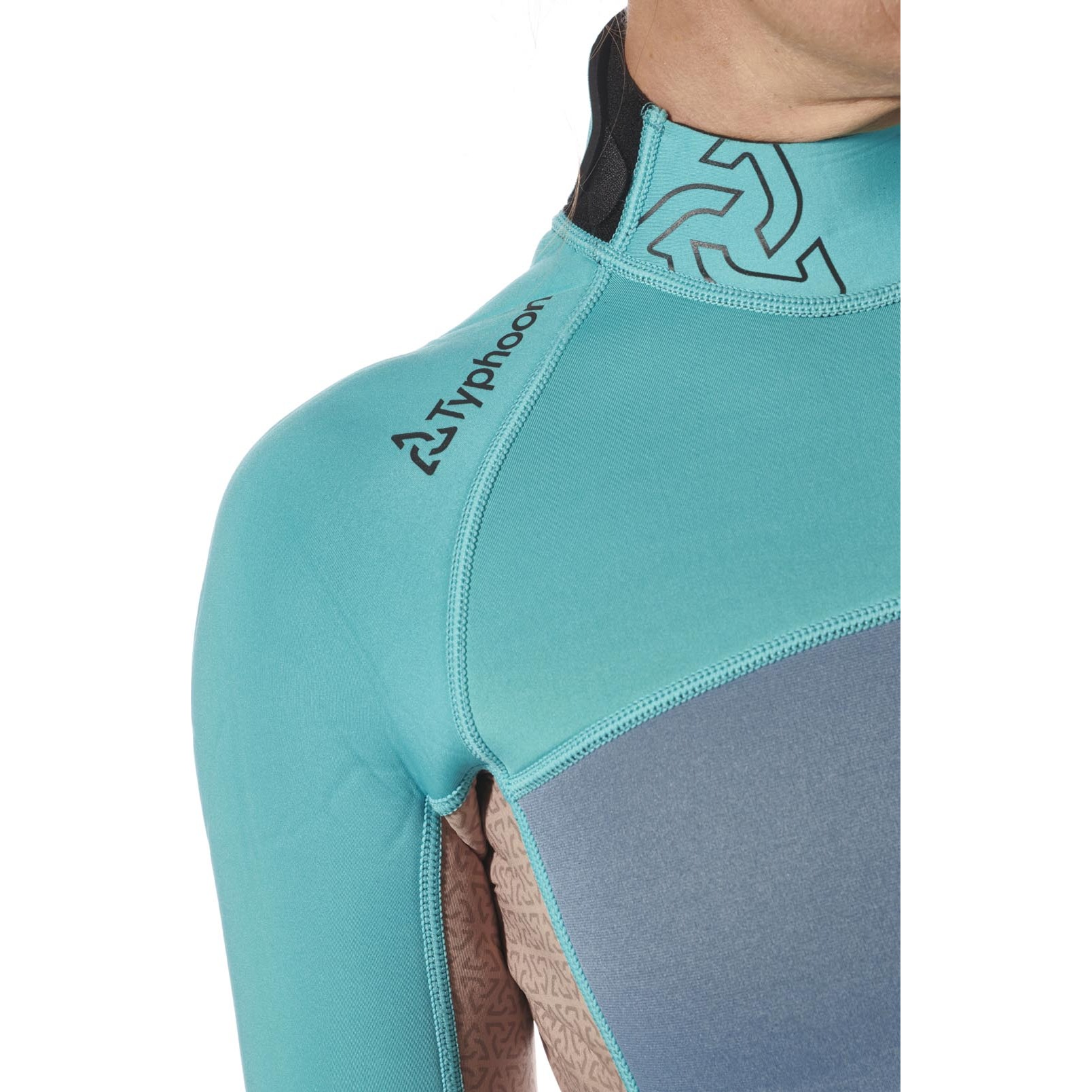 Combinaison Typhoon Essential Pour Femme 3/2 Mm À Fermeture Éclair Dorsale 2027 - Azure/Nimbus