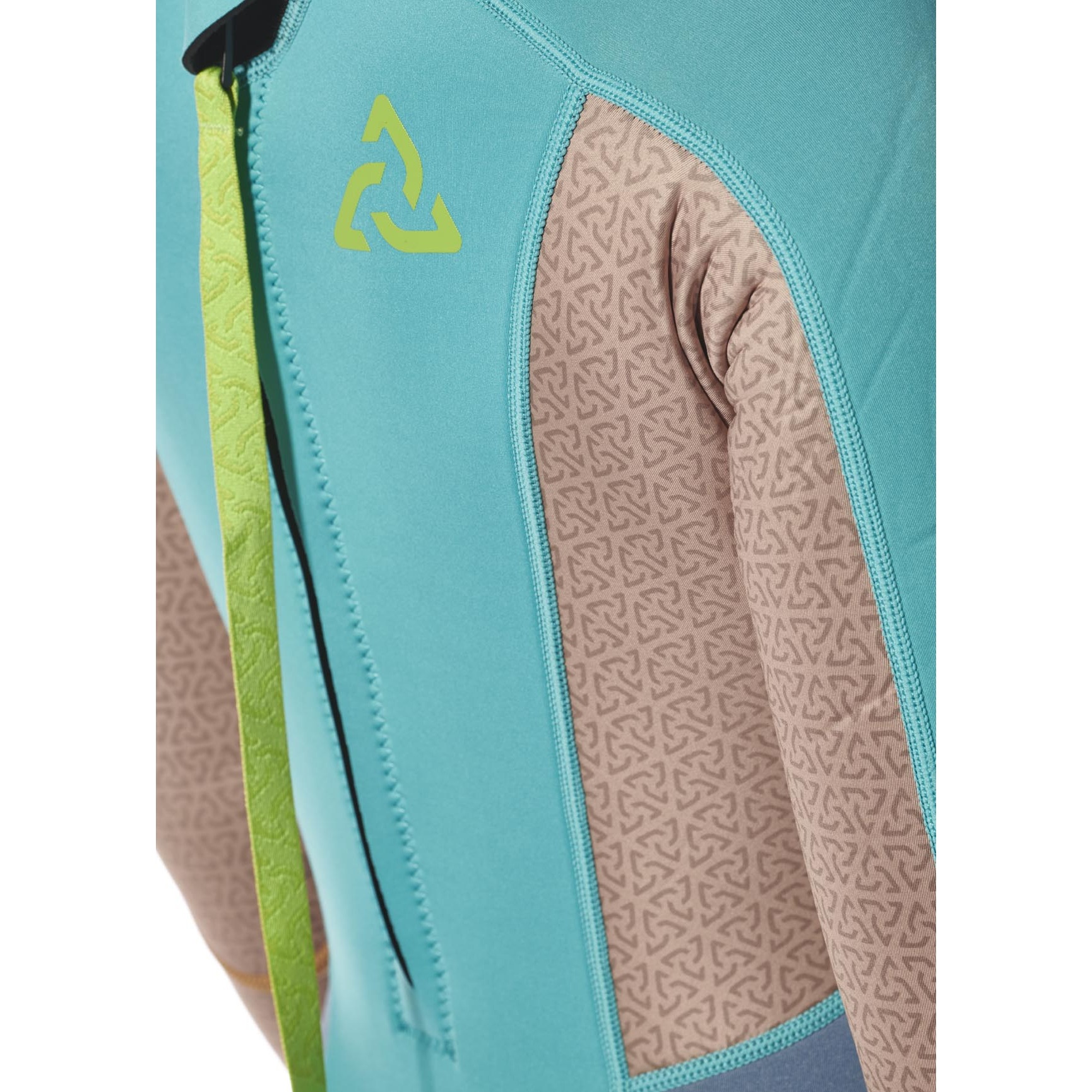 Combinaison Typhoon Essential Pour Femme 3/2 Mm À Fermeture Éclair Dorsale 2027 - Azure/Nimbus
