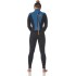 Combinaison De Plongée Typhoon Essential Pour Femme 3/2 Mm Avec Fermeture Éclair Dorsale 2027 - Océan/Noir
