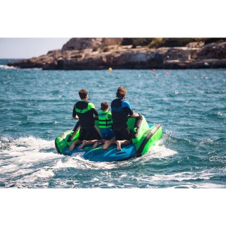 Jobe Lunar 3 Person Towable - Bleu / Vert