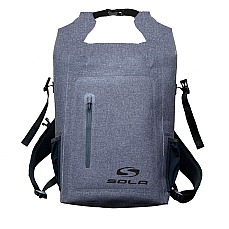 Sac À Dos Étanche Sola 30L - Gris Chiné / Noir Imprimé