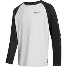 Mystic Bolt Rash Vest À Manches Longues  - Blanc/noir 240157