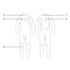 Mystic Étoiles 5/4 Double Fz Fullsuit Wetsuit - Noir / Blanc