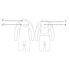Combinaison Mystic Star 3/2 Double Fz Longarm Shorty - Noir / Blanc
