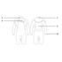 Mystic Drip 3/2 F-Zip Maillot Longy Shorty - Étain
