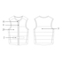Rats Mystic Câble Front-Zip Impact Vest - Noir