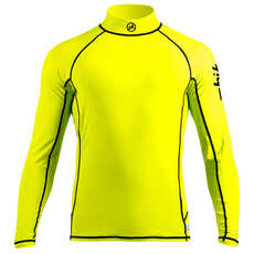 Manches Longues Zhik Hommes Spandex Rash Vest / Garde - Salut Viz Jaune Manches Longues Zhik Hommes Spandex Rash Vest / Garde - Salut Viz Jaune