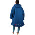 Poncho Imperméable Sola / Robe De Chambre À Langer - Bleu Marine/rose