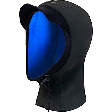 Capuche En Maille À Visière Sola 3 Mm Noir/bleu - A1334