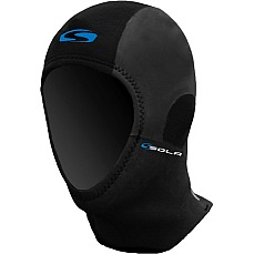 Capuche Sola 3 Mm En Maille Fine Noire/bleue - A1373