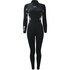 Combinaison De Plongée Sola H2O 4/3 Mm À Fermeture Éclair Dans Le Dos Pour Femme - Noir/floral