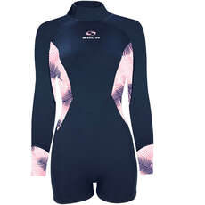Combinaison De Plongée Sola Ignite 3/2 Mm Pour Femme - Pink Leaf A1725
