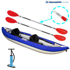 Kayak Gonflable Aquaglide Chinook Xp 2 Personnes - Paquet Kayak Gonflable Aquaglide Chinook Xp 2 Personnes - Paquet