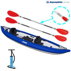 Kayak Gonflable 3 Personnes Aquaglide Chinook Xp Tandem Xl - Forfait Kayak Gonflable 3 Personnes Aquaglide Chinook Xp Tandem Xl - Forfait