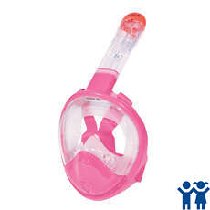 Masque De Plongée Plein Visage Beuchat Junior Smile - Rose Fluo Masque De Plongée Plein Visage Beuchat Junior Smile - Rose Fluo