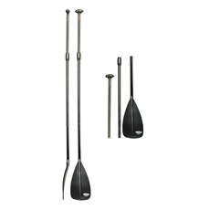 Pagaie Sup Bravo (Scoprega) En Fibre De Verre - 3 Pièces - Noir