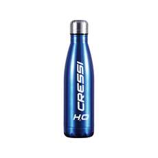Bouteille D'eau Cressi En Acier Inoxydable À Double Paroi - 500 Ml - Bleu