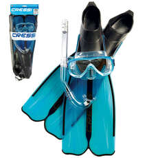 Ensemble Masque Et Tuba Cressi Rondinella - Aigue-Marine