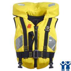 Crewsaver Supersafe Grand Enfant / Junior 150N Gilet De Sauvetage - Jaune / Bleu Crewsaver Supersafe Grand Enfant / Junior 150N Gilet De Sauvetage - Jaune / Bleu