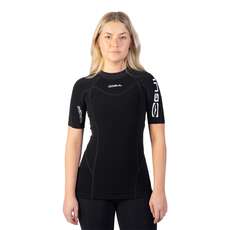 Rashguard Thermique À Manches Courtes Evotherm Pour Femmes Gul - Noir