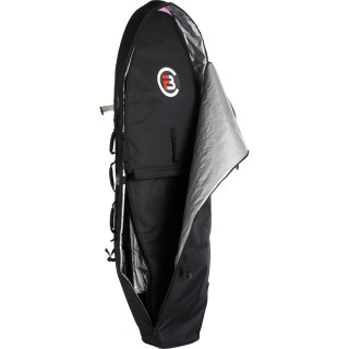 Sac De Voyage Fbc Wing Foil Pro+ V2 - Vent Arrière Et Trolley Amovible - Noir