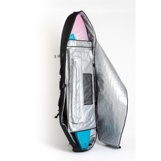 Sac De Voyage Fbc Wing Foil Pro+ V2 - Vent Arrière Et Trolley Amovible - Noir