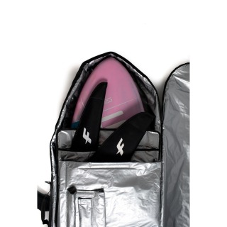 Sac De Voyage Fbc Wing Foil Pro+ V2 - Vent Arrière Et Trolley Amovible - Noir