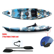 Feelfree Nomad Sit On Top Kayak - Marine Camo - Construit En Roue Feelfree Nomad Sit On Top Kayak - Marine Camo - Construit En Roue