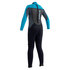 Gul Junior G-Force 3Mm Steamer Wetsuit - Noir / Bleu Brouillard