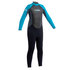 Gul Junior G-Force 3Mm Steamer Wetsuit - Noir / Bleu Brouillard