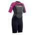 Gul Junior Filles G-Force 3Mm Shorty Wetsuit - Noir / Rose Foncé