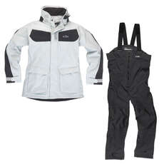 Côte Gill Sailing Veste Et Pantalons Kit Combo - Argent