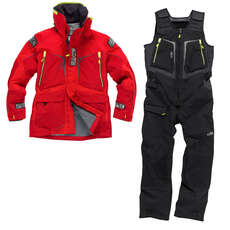Gill Os12 Ensemble Veste Et Pantalon De Navigation Combo - Rouge / Graphite Gill Os12 Ensemble Veste Et Pantalon De Navigation Combo - Rouge / Graphite