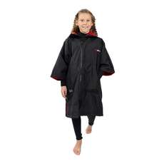 Poncho À Langer Imperméable À Capuche Gul Junior Evo Robe - Noir/rouge