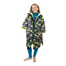 Poncho À Langer Imperméable À Capuche Gul Junior Evo Robe - Noir/camo
