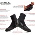 Bottes De Plongée Gul Junior Power Boots - Bottes De Combinaison De Plongée 5 Mm 2026 - Noires Bo1264