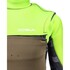 Combinaison Gul Junior Response 5/4 Mm À Fermeture Éclair Poitrine - Vert/Soufre Re1251