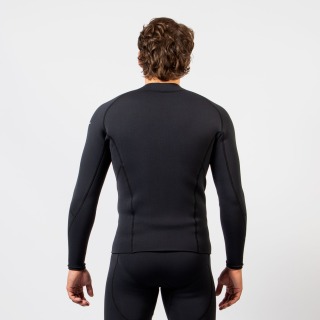 Veste De Combinaison Gul Response 3 Mm À Fermeture Éclair Frontale - Noire Re6304