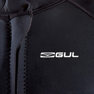 Veste De Combinaison Gul Response 3 Mm À Fermeture Éclair Frontale - Noire Re6304